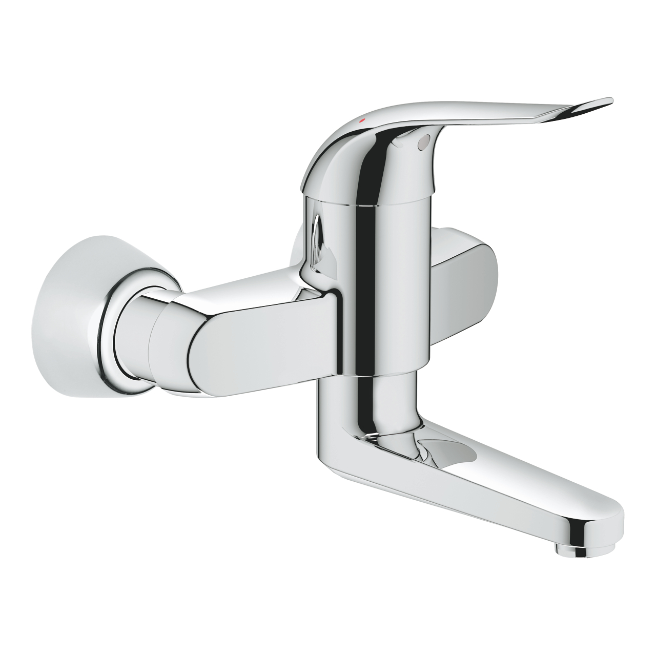 Cмеситель для умывальника, Grohe, Euroeco Special, вынос излива 197 мм, длина рычага 120 мм