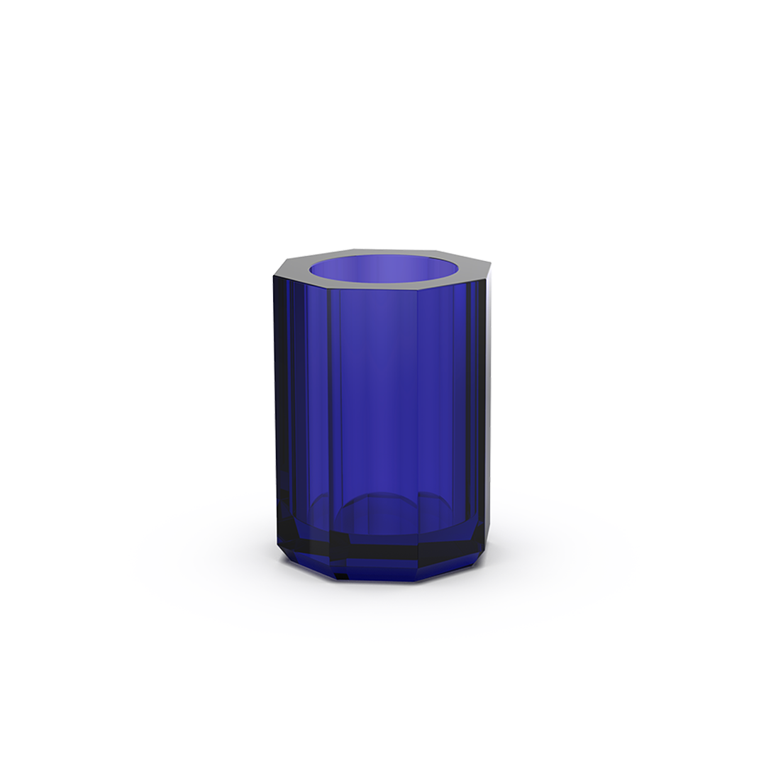 Стакан для зубных щеток, Decor Walther, серия KRISTALL,  цвет Capri